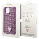 GUESS CARCASA RHINESTONE IPHONE 15 PRO NEGRO