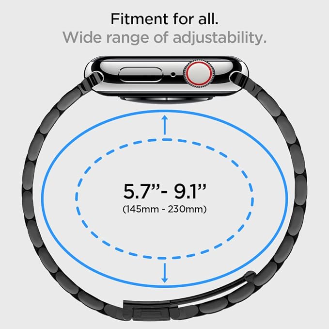 SPIGEN CORREA APPLE WATCH MODERN FIT 42MM/44MM/45MM/49MM NEGRO