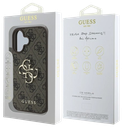 GUESS CARCASA BIG LOGO IPHONE 16 MARRON