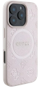 GUESS CARCASA MAGSAFE PEONY CLASSIC IPHONE 16 PRO ROSA