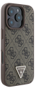 GUESS CARCASA TRIANGLE STRASS IPHONE 16 PRO MARRON