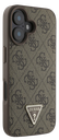 GUESS CARCASA TRIANGLE STRASS IPHONE 16 PLUS MARRON