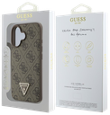 GUESS CARCASA TRIANGLE STRASS IPHONE 16 PLUS MARRON