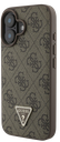 GUESS CARCASA STRASS CROSSBODY IPHONE 16 PLUS MARRON