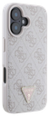 GUESS CARCASA TRIANGLE STRASS IPHONE 16 ROSA