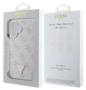 GUESS CARCASA TRIANGLE STRASS IPHONE 16 ROSA