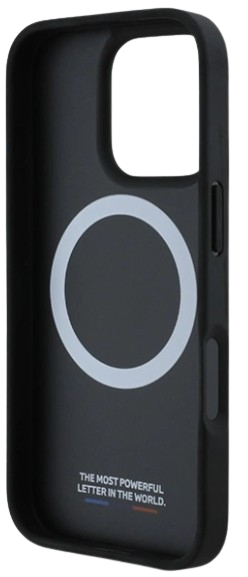 BMW CARCASA MAGSAFE CARBON TRICOLOR IPHONE 16 PRO MAX NEGRO