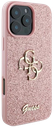 GUESS CARCASA GLITTER 4G IPHONE 16 PRO ROSA