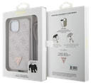 GUESS CARCASA STRASS CROSSBODY IPHONE 16 PLUS ROSA