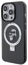 KARL LAGERFELD CARCASA MAGSAFE RINGSTAND KC IPHONE 16 PRO MAX NEGRO