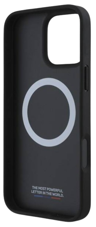 BMW CARCASA MAGSAFE MESH TRICOLOR IPHONE 16 NEGRO