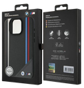 BMW CARCASA MAGSAFE MESH TRICOLOR IPHONE 16 NEGRO