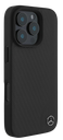 MERCEDES BENZ CARCASA MAGSAFE WOOD IPHONE 16 PRO NEGRO