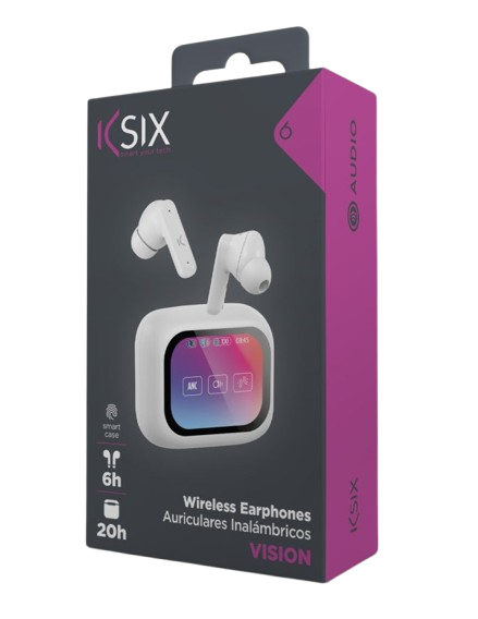 KSIX AURICULARES INALAMBRICOS VISION BLANCO