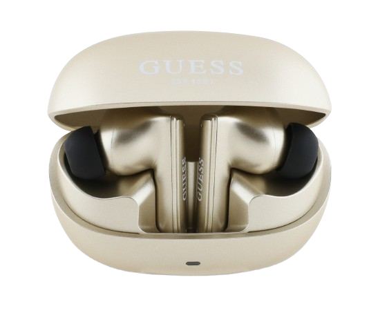 GUESS AURICULAR BLUETOOTH CAPSULE ANC/ENC CLASSIC LOGO DORADO