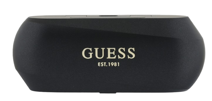 GUESS AURICULAR TWS METALLIC LOGO NEGRO