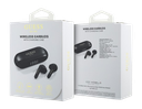 GUESS AURICULAR TWS METALLIC LOGO NEGRO