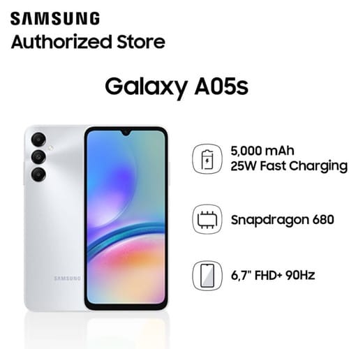 SAMSUNG GALAXY A05s 4GB/ 64GB/ 6.7"/ NEGRO