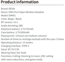 DEVIA AURICULAR BLUETOOTH OWS PRO1 BEIGE