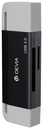 DEVIA LECTOR DE TARJETA USB/USB-C 3.0 NEGRO