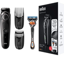 BRAUN CORTABARBAS BT3242 CON BATERIA + 3 ACCESORIOS + GILLETE F5 PROGLIDE