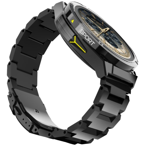 HIFUTURE SMARTWATCH ACTIVE NEGRO/AMARILLO