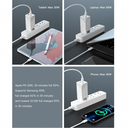 DEVIA CARGADOR EXTREME PD 65W USBa + USBc BLANCO