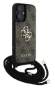 GUESS CARCASA CROSSBOY STRAP 4G IPHONE 16 MARRON