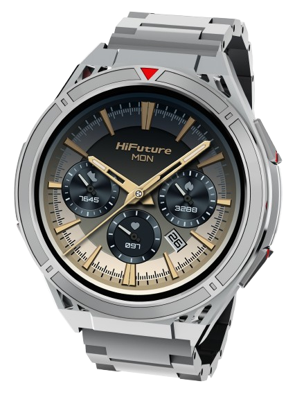 HIFUTURE SMARTWATCH ACTIVE PLATA/ROJO