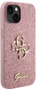 GUESS CARCASA GLITTER 4G IPHONE 13 ROSA