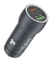 DEVIA CARGADOR COCHE EXTREME PD 30W/ QC 3.0 18W NEGRO
