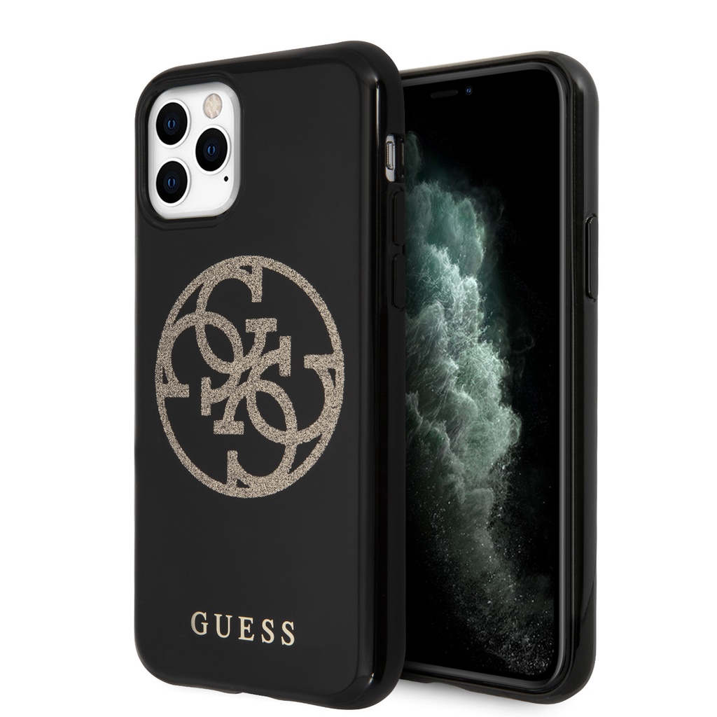 GUESS carcasa 'GLITTER 4G' IPhone 11 PRO NEGRO