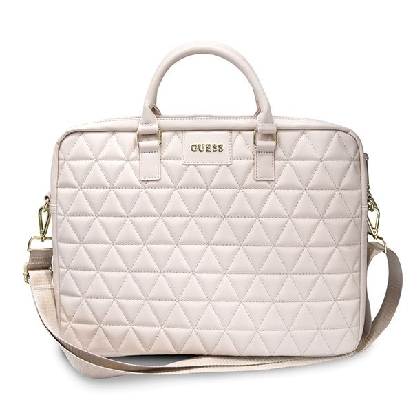 GUESS funda QUILTED universal portátiles 13-15 ROSA