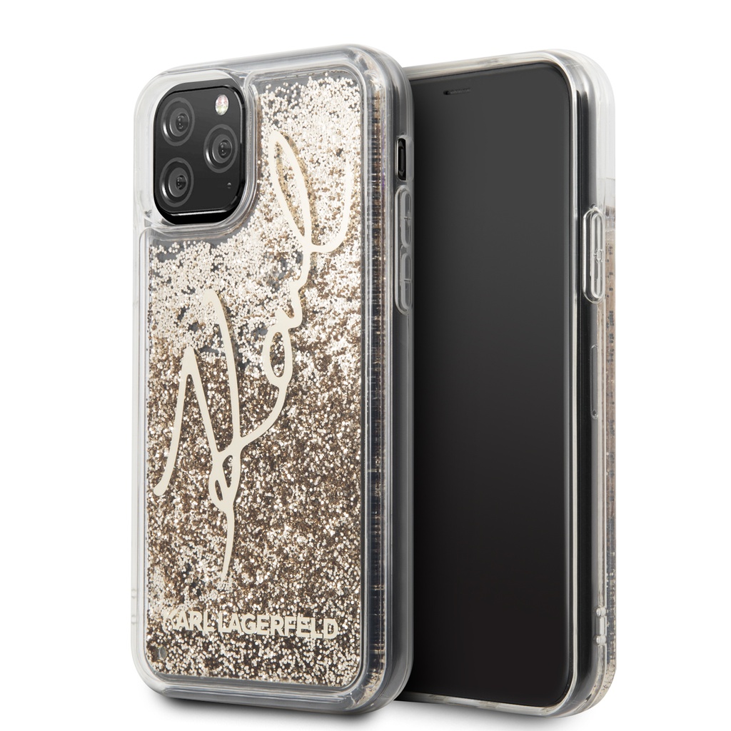 KARL LAGERFELD carcasa SIGNATURE  IPhone 11 PRO ORO