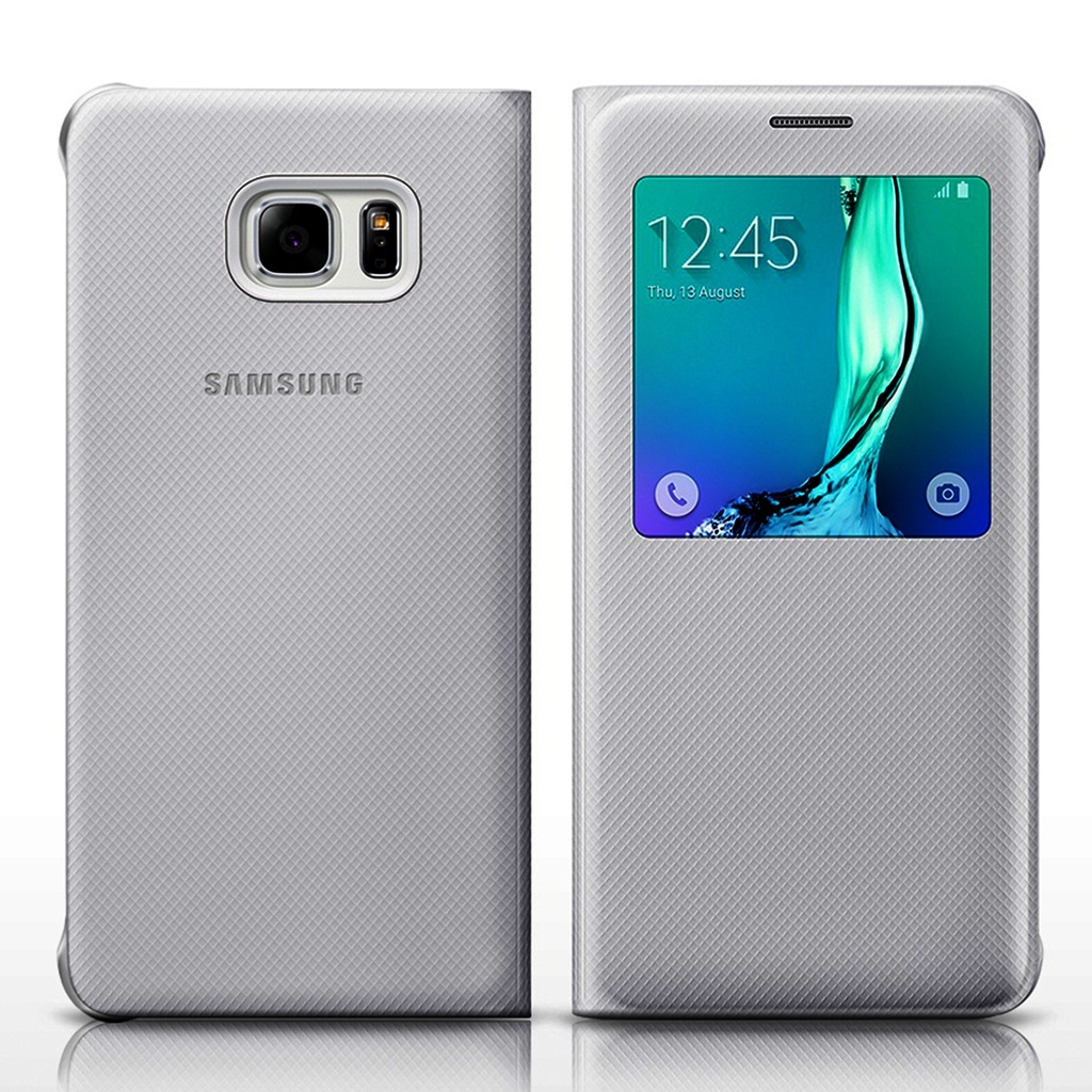 SAMSUNG funda S View Cover Galaxy S6 EDGE+ PLATA