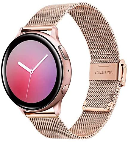 DEVIA correa MILANESA SAMSUNG/HUAWEI/AMAZFIT ORO ROSA 22mm.