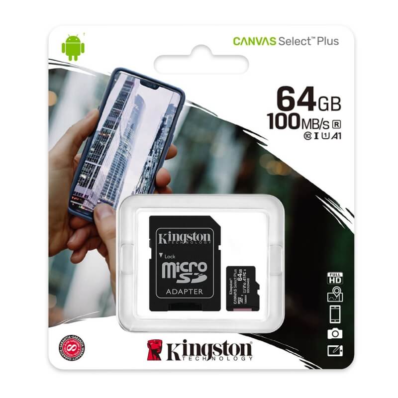 KINGSTON tarjeta memoria micro SD 64GB 