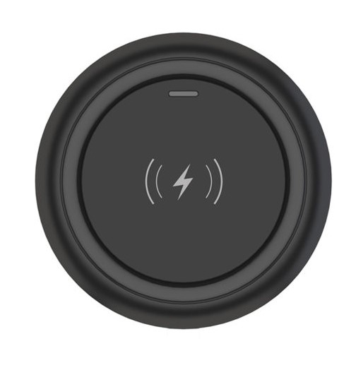 DEVIA cargador ALLEN inalambrico QI NEGRO