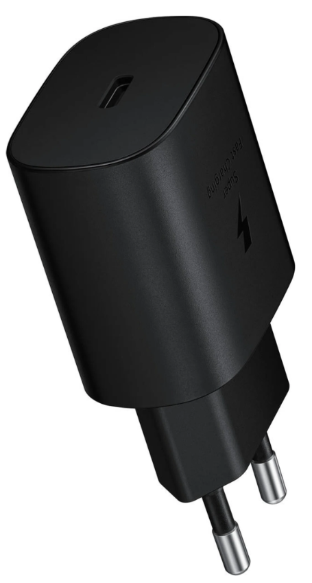 SAMSUNG cargador 15W PD tipo C NEGRO