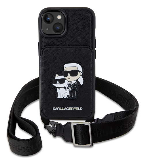 KARL LAGERFELD carcasa CROSSBODY K&C IPHONE 14 PLUS