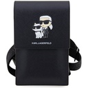 KARL LAGERFELD bandolera SAFFIANO K&C NFT NEGRO