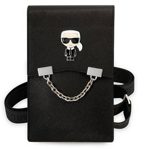 KARL LAGERFELD bandolera IKONIK CHAIN NEGRO