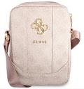 GUESS bandolera 8" 4G METAL LOGO ROSA