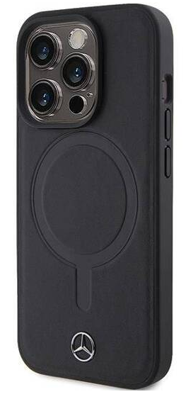 MERCEDES BENZ carcasa MAGSAFE PLAIN iphone 15 PLUS NEGRO