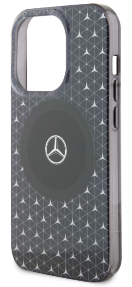 MERCEDES BENZ carcasa MAGSAFE STARS iphone 15 NEGRO