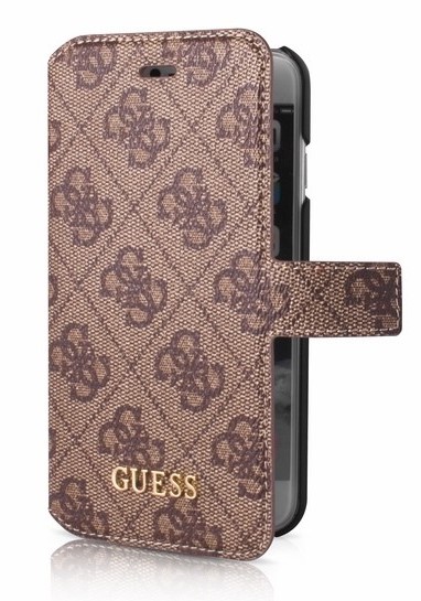 GUESS funda 'UPTOWN' IPhone XR MARRON