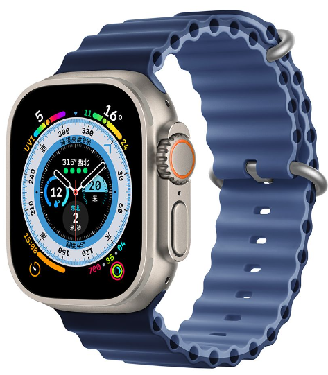 DEVIA CORREA SILICONE TWO-TONE SPORT6 APPLE WATCH 38/40/41mm AZUL