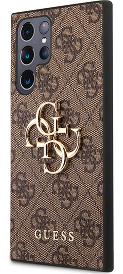 GUESS carcasa 4G LOGO SAMSUNG S23 ULTRA MARRON
