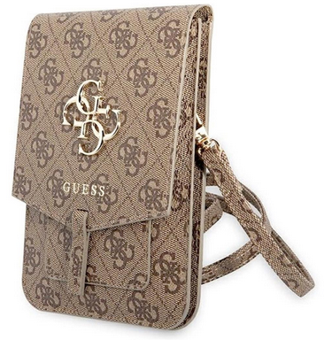 GUESS bandolera LOGO MARRON