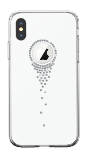 DEVIA CARCASA ANGEL TEARS SWAROVSKI IPHONE X/XS BLANCO